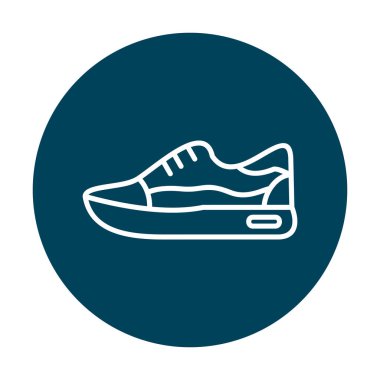 Ayakkabı sporu tasarımı vektör çizimi 