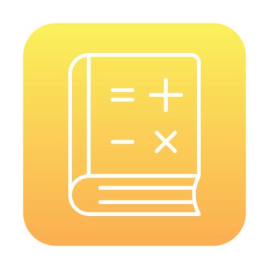 Matematik Kitabı vektör çizimi, simge ögesi arkaplanı          