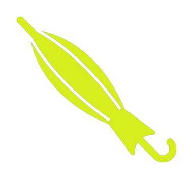 Kapatılan Şemsiye web simgesi, vektör illüstrasyonu