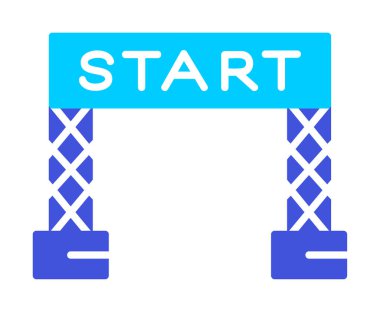 satır simge vektör çizim başlatmak