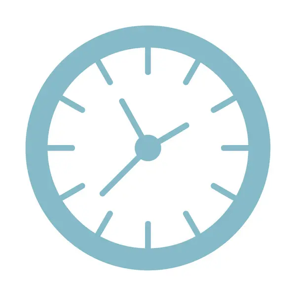 Clock Icon Vector Illustration Time Symbol — Stock Vector