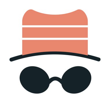 Basit casus yazılım simgesi, vektör illüstrasyonu