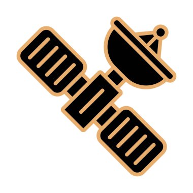 Uydu vektör çizimi, simge ögesi biçimi                     