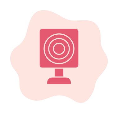 Askeri Hedef ikonu vektör çizimi