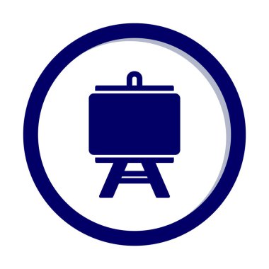 Resim yapmak. Web simgesi basit illüstrasyon