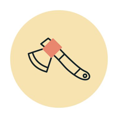 Balta. Web simgesi basit illüstrasyon