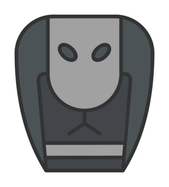 Kobra simgesi işaret vektör çizimi tasarımı