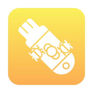 Pendrive Virüs ikon vektör görüntüsü. Web uygulamaları, mobil uygulamalar ve yazdırma ortamları için kullanılabilir.