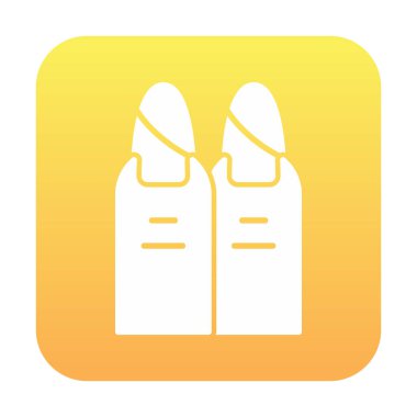 iki çivi web simgesi, vektör illüstrasyonu 