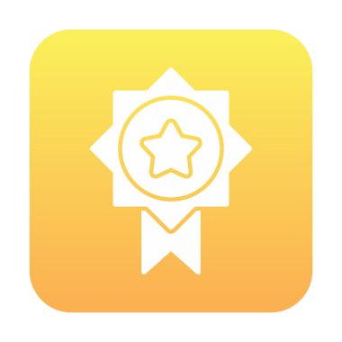 Ödül ikonu vektör illüstrasyonu. Ödül                        