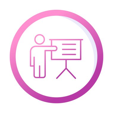 Basit düz eğitim ikonu vektör illüstrasyon tasarımı