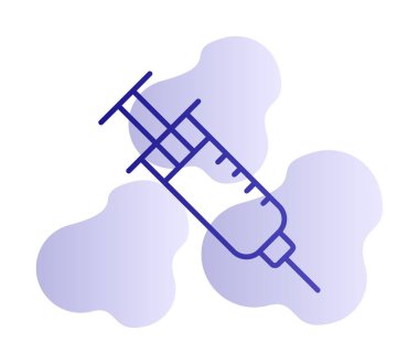 Şırınga ikonu vektör çizimi