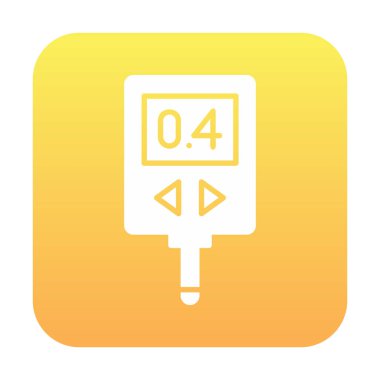 modern basit Glucometer resimleme