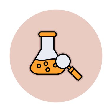 Araştırmacı simgesi beyaz arkaplanda izole edildi 