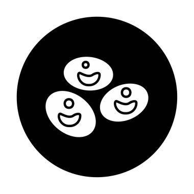 Kan hücreleri düz çizgi simgesi