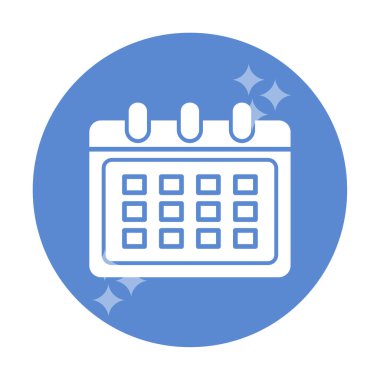 Takvim web simge vektör çizim