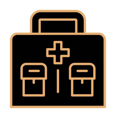 İlk yardım kiti vektör illüstrasyonu
