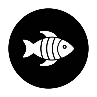 Arkaplanda grafik balık resimleme