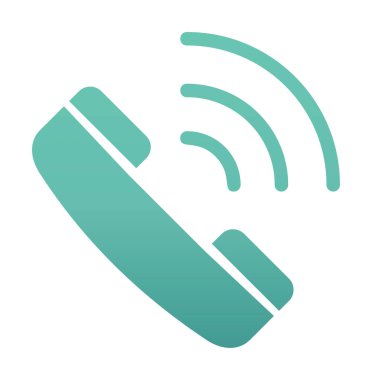 telefon arama simgesi, vektör tasarımı