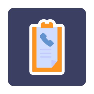 Basit Arama Listesi Geçmişi simgesi, vektör illüstrasyonu