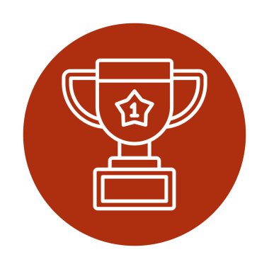 Basit ödül ikonu illüstrasyonu