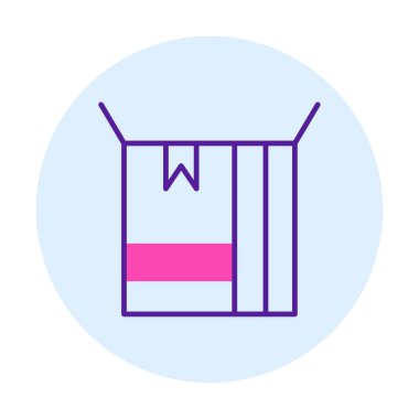 kutusu simgesini açın. vektör çizim                                      