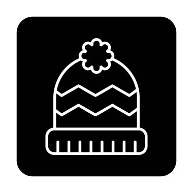 Beanie icon vector illustration 