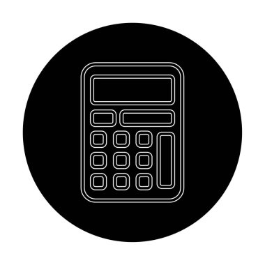 hesap makinesi web simge vektör çizim