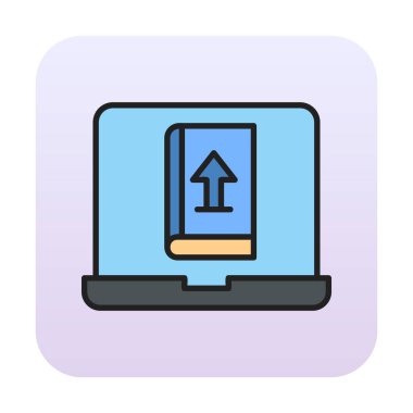 Ok işaret simgesi vektör illüstrasyonunu yükle