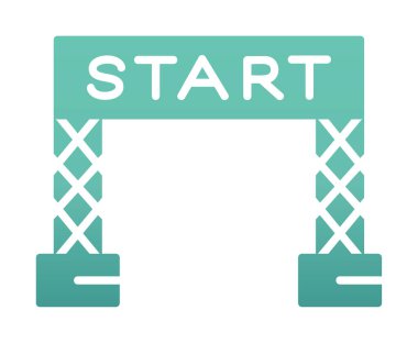 satır simge vektör çizim başlatmak