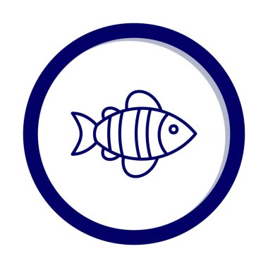 Arkaplanda grafik balık resimleme