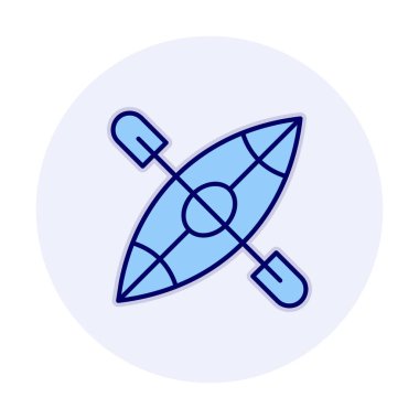 Basit Kano Teknesi simgesi, vektör illüstrasyonu