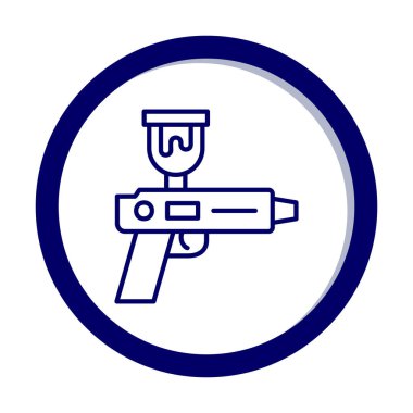 Spray Gun icon vector illustration