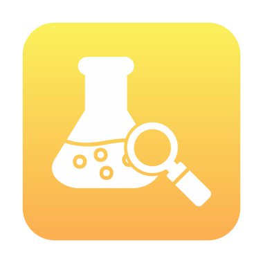 Araştırmacı simgesi beyaz arkaplanda izole edildi 