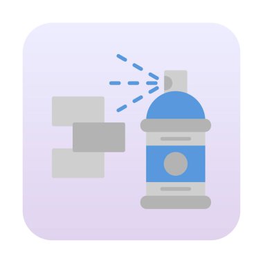 Graffiti web simgesi, vektör illüstrasyonu 