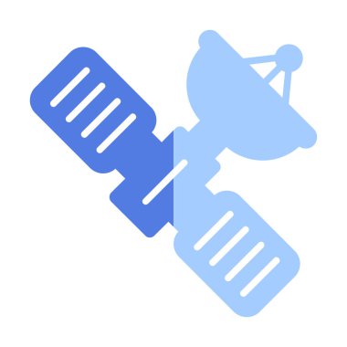 Uydu vektör çizimi, simge ögesi biçimi                     