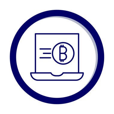 dizüstü bilgisayar simgesi, vektör illüstrasyonu basit tasarım