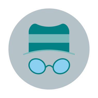 Basit casus yazılım simgesi, vektör illüstrasyonu