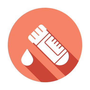 Kan Test Ağı simgesi, vektör illüstrasyonu