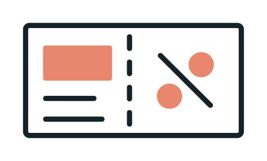 Faturacı Kara Cuma ikon vektör illüstrasyonu  