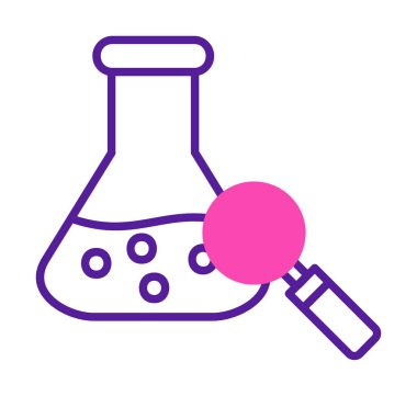 Araştırmacı simgesi beyaz arkaplanda izole edildi 