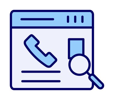 Kişinin vektör çizimi Modern simgeyi ara                            