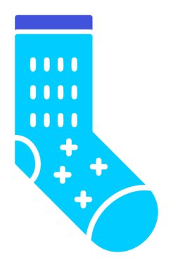 Sock web simgesi, vektör illüstrasyonu 