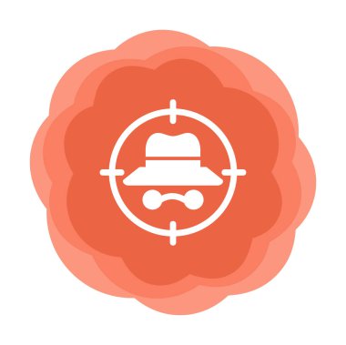 hedef simge, vektör illüstrasyonu basit tasarım