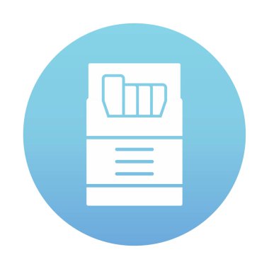 sigara kutusu ikon vektörü. izole resim