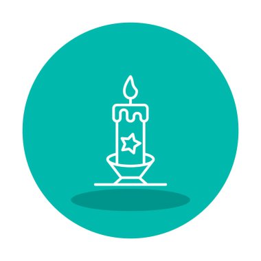 Mum web simgesi, vektör çizim