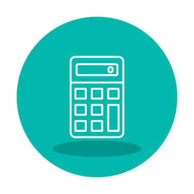 hesap makinesi web simge vektör çizim