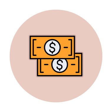 para düz simgesi, vektör illüstrasyonu