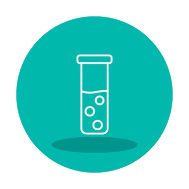 test tüpü modern simge vektör çizimi