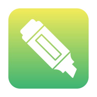 İşaretleyici. Web simgesi basit illüstrasyon                       